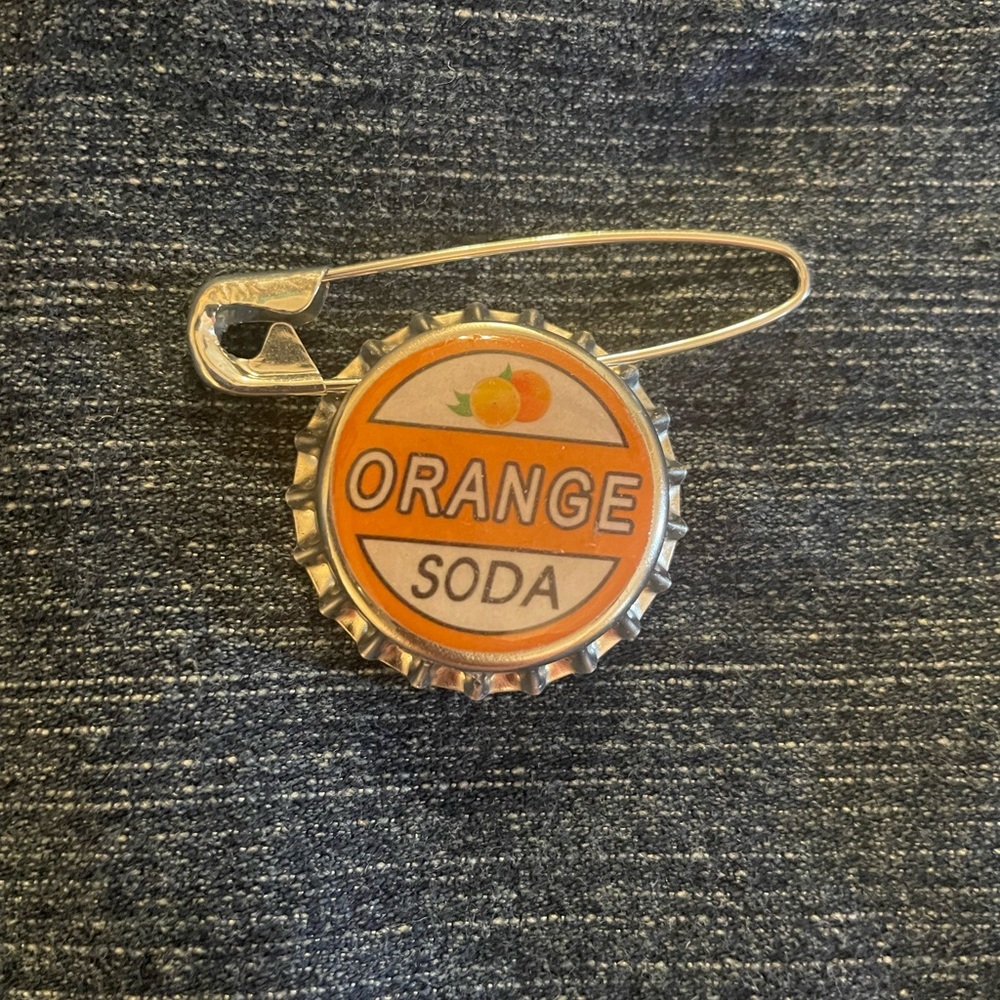 Orange Soda Pin